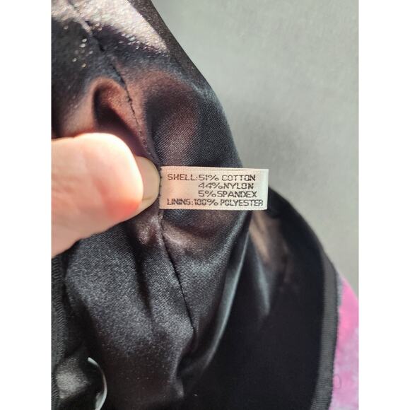 Walter Womens Faux Wrap Skirt Size 10 Watercolor Short Office 80s Y2K - Picture 7 of 7